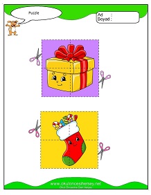 okul öncesi çocuklar Çocuklar İçin Puzzle çalışma sayfaları